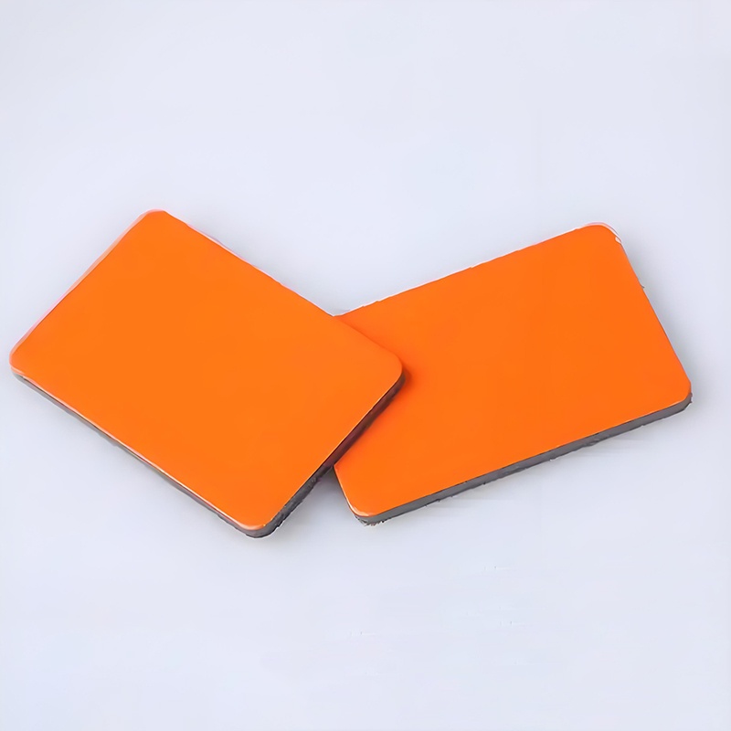 Orange aluminiumkompositpanel